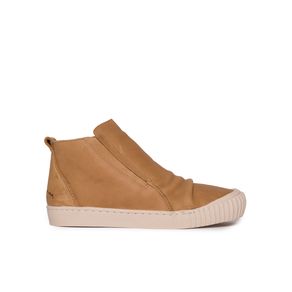 Tênis Slip On Tenis Cano Alto De Couro TÊNIS FEMININO EM COURO CANO ALTO ELÁSTICO Khelf
