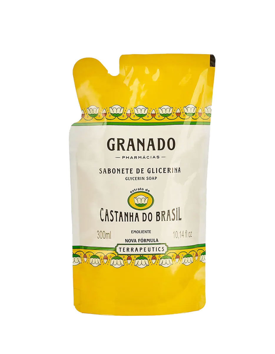 REFIL SABONETE LÍQUIDO GRANADO CASTANHA 300ML CASTANHA TAMANHO U