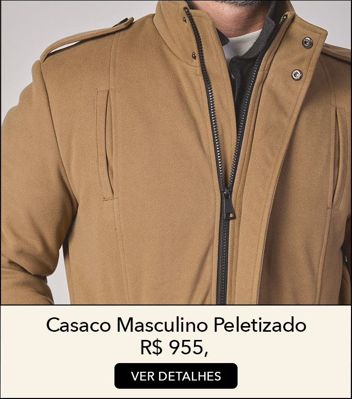 CASACO MASC CAMELO